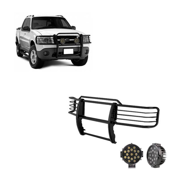 Black Horse Grille Guard Kit (MPN: 17FJ24MA-PLB)