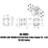 Gen-Y Hitch Torsion-Flex Flat Plate Trailer Coupler (MPN: GH-10053)