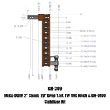Gen-Y Hitch Mega-Duty Adjustable Drop Hitch (MPN: GH-309)
