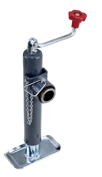 BullDog Manual Round Topwind Swivel Trailer Tongue Jack (MPN: 158451)
