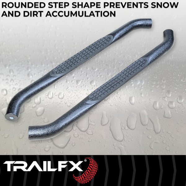 TrailFX Nerf Bar Round Tube Side Steps (MPN: A0056T)