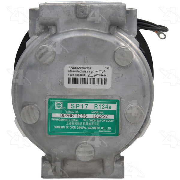 Four Seasons Air Conditioner Compressor (MPN: 77333)