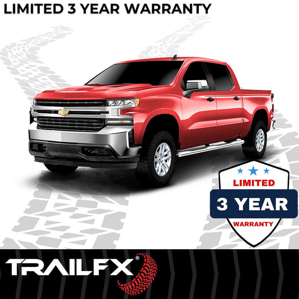 TrailFX Nerf Bar 4 Inch Oval Tube Side Steps (MPN: A1516S)