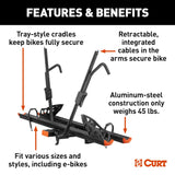 CURT Bike Rack for 2 Inch Receiver Hitch Mount (MPN: 18088)
