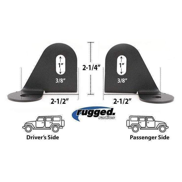 Rugged Radios Antenna Mount (MPN: MT-ANT-JEEP-PS)