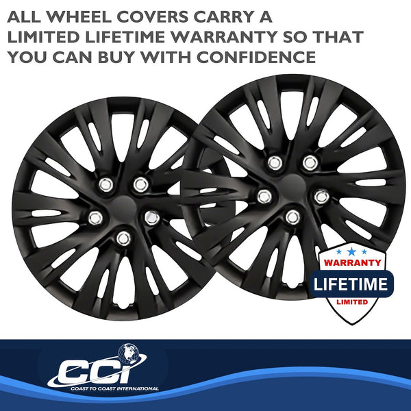 Coast To Coast 16 Inch Wheel Cover Set (MPN: IWC103716BLK)