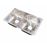 Better Bath Double Bowl Drawn Sink (MPN: 388412)