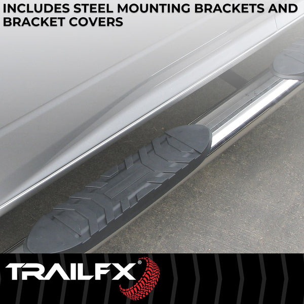 TrailFX 4 Inch Oval Tube Side Steps (MPN: A1011S)