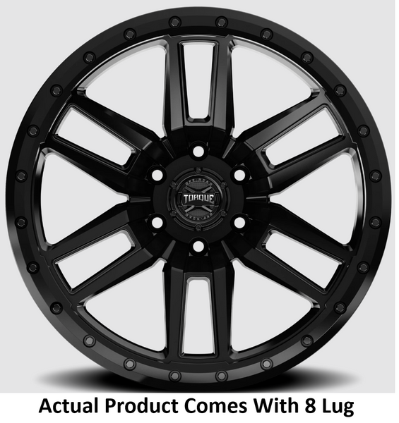 Torque Wheels 20 Inch Satin Black Wheel (MPN: TW411C-2090980400)