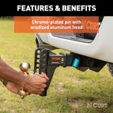 CURT Trailer Hitch Pin with Lock (MPN: 23504)