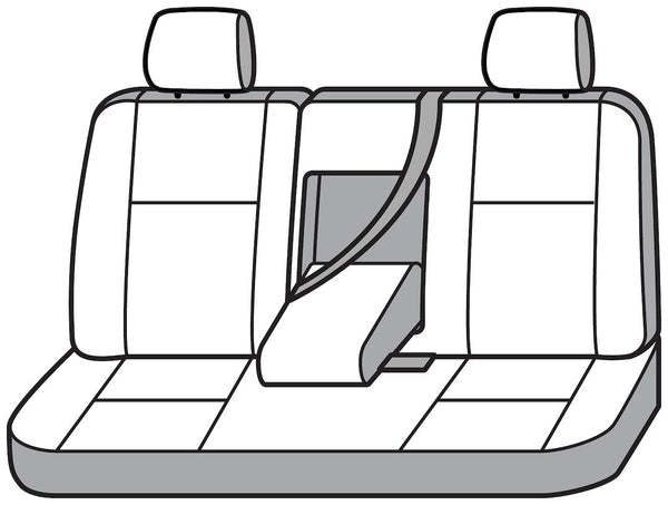 Custom Seat Cover for Solid Bench and 60/40 Split Back (MPN: SS7480PCCH)