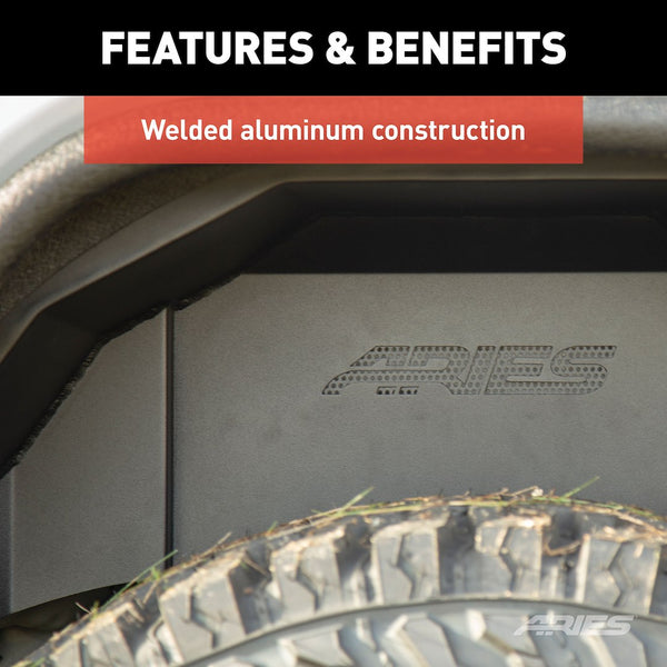Aries Jeep Inner Fender Liners (MPN: 2500550)