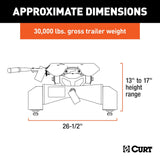 CURT A30 Fifth Wheel Trailer Hitch (MPN: 16070)