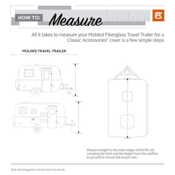 Classic Accessories PermaPRO Travel Trailer Cover (MPN: 80-407-141001-RT)