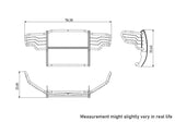 Black Horse Grille Guard Kit (MPN: 17FP30MA-PLB)