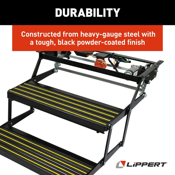 Lippert Components Revolution Double Electric Step (MPN: 3725791)