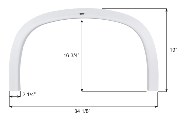 Icon Fender Skirt for Thor Class C Models (MPN: 16734)