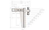 Bulletproof Hitches Heavy Duty Hitch (MPN: HD3014)