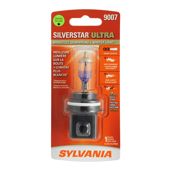 Sylvania SilverStar Ultra Halogen Headlight (MPN: 9007SU.BP)