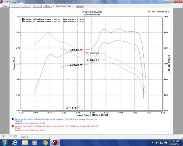 Injen Cold Air Intake System (MPN: SP1687BLK)