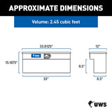UWS UTV Side Mount Tool Box (MPN: EC10993)