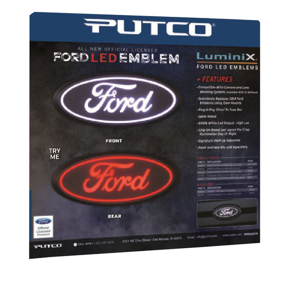 Putco Ford LED Emblem Display (MPN: FORDLEDPOP)
