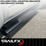 TrailFX Nerf Bar 4 Inch Oval Tube Side Steps (MPN: A1550B)