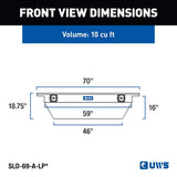 UWS Crossover Deep Low Profile Tool Box (MPN: SLD-69-A-LP)