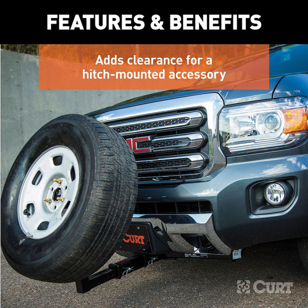 CURT Trailer Hitch Extension for 2 Inch Receiver (MPN: 45791)