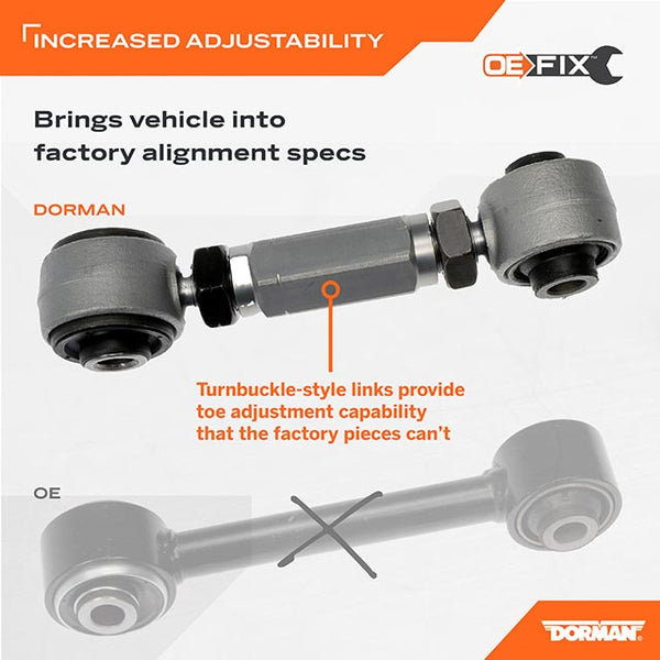 Dorman OE Solutions Toe Arm for Suspension Alignment (MPN: 526-032)
