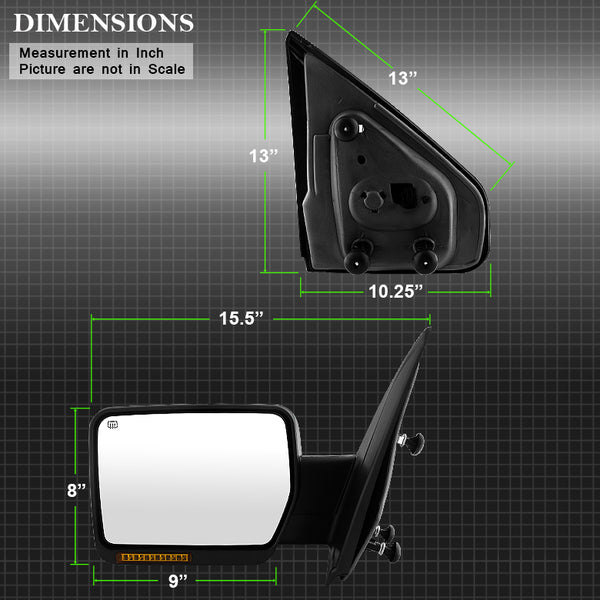 Xtune Exterior Mirror Replacement (MPN: 9935336)