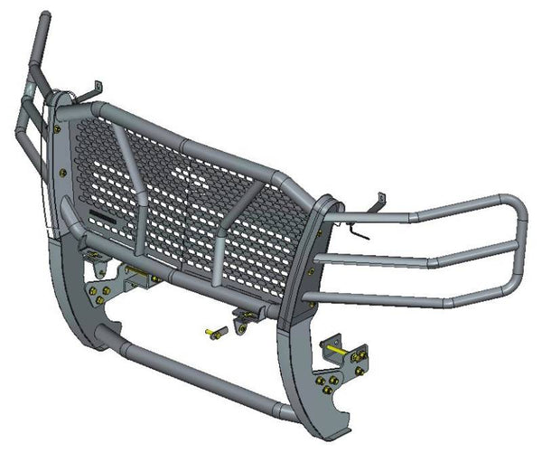 Black Horse Off Road Grille Guard (MPN: RU-CHTA07-B)