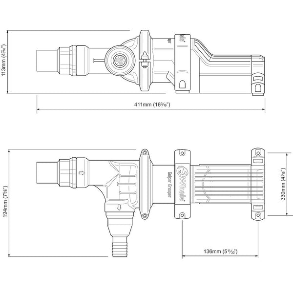 WHALE Livewell Baitwell Pump (MPN: BP4772)