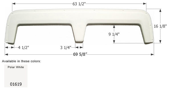 Icon Fender Skirt For Tandem Axle RVs (MPN: 01619)