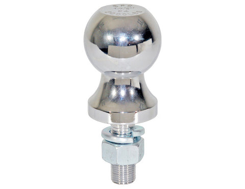 Trailer hitch ball with chrome finish (MPN: 1802130)