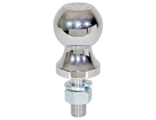 Trailer hitch ball with chrome finish (MPN: 1802130)