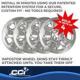 Coast To Coast Impostor Wheel Skin 17 Inch (MPN: IWCIMP91X)