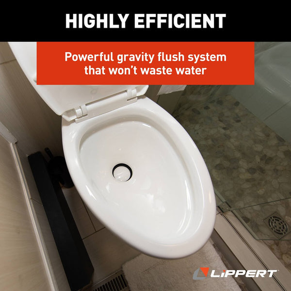 Lippert Toilet With Elongated Seat (MPN: 2022113192)