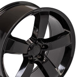 OE Wheels DG04 Gloss Black Aluminum Wheel (MPN: DG04-20090-5115-20B)