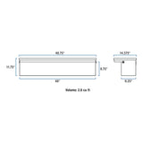UWS Side Mount Low Profile Tool Box (MPN: TBSM-48-LP)