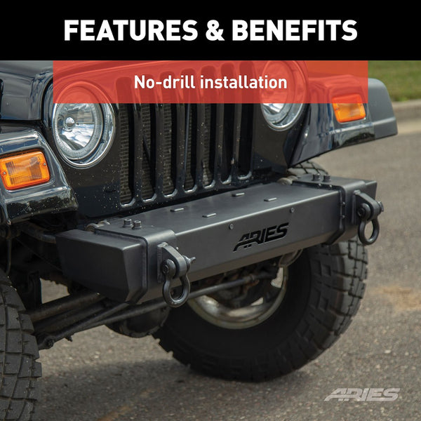 Aries TrailCrusher Jeep Bumper (MPN: 2156001)