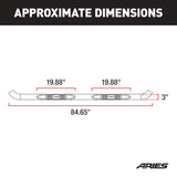 Aries 3 Inch Round Nerf Bar (MPN: 203019)