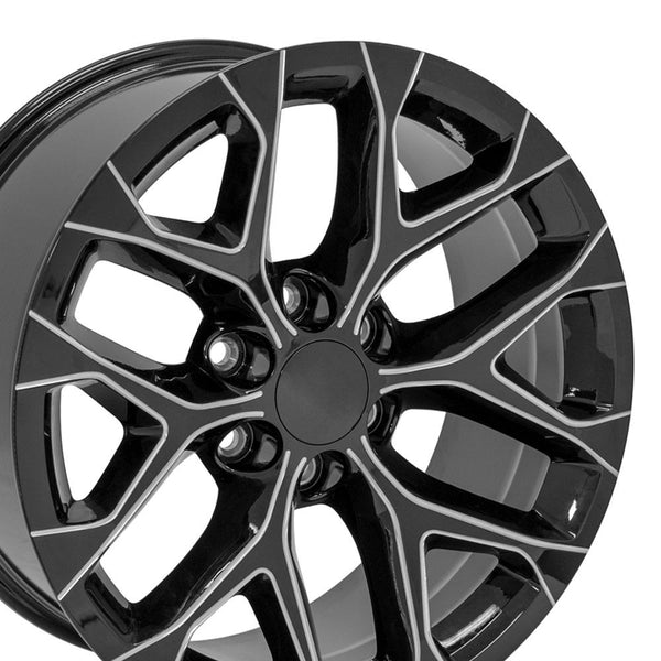 OE Wheels CV98B 20 Inch Aluminum Wheel (MPN: CV98B-20090-6550-24BM)