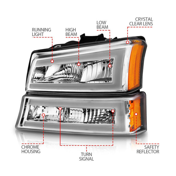 AnzoUSA Headlight Assembly (MPN: 111502)