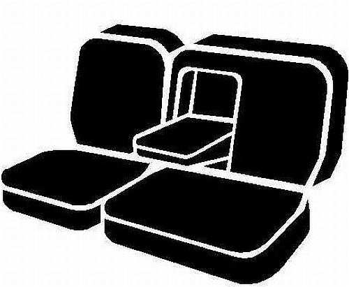 Fia SL60 Series Leatherlite Seat Cover (MPN: SL62-32 GRAY)
