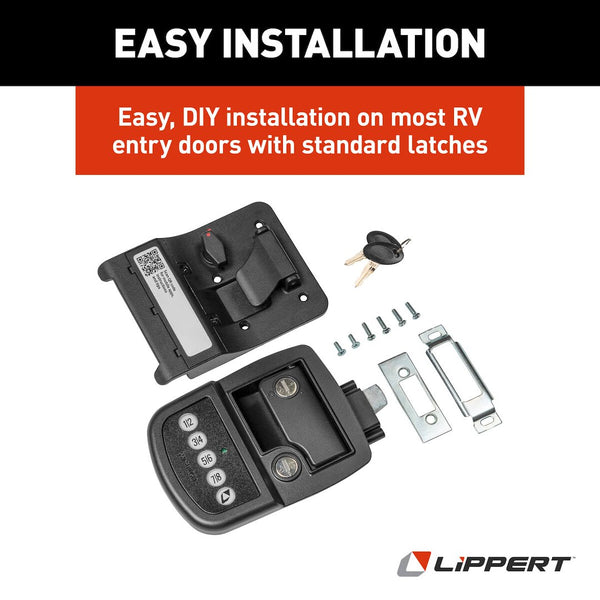 Lippert Keyless RV Door Lock (MPN: 2022114114)