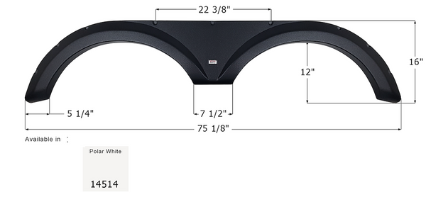 Icon Fender Skirt for Tandem Axle (MPN: 14514)
