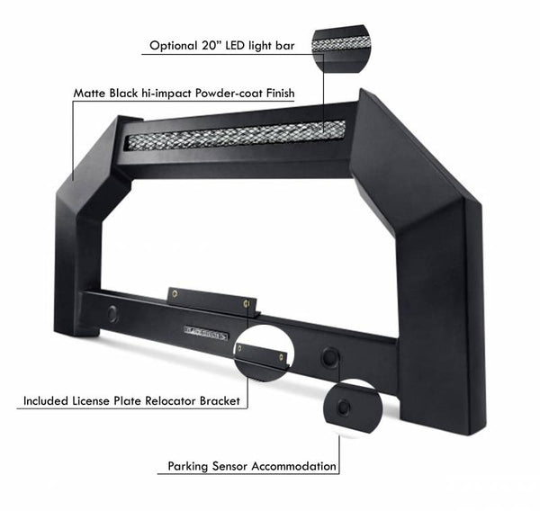 Black Horse Offroad Bull Bar (MPN: AB-F07)
