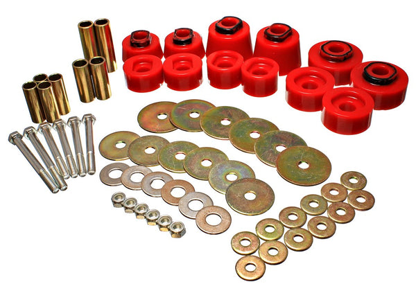 Energy Suspension Body Mount Bushings (MPN: 4.4117R)