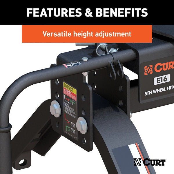 CURT E16 Fifth Wheel Trailer Hitch (MPN: 16115)